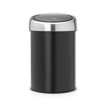 Ведро для мусора 3 л Brabantia Touch Bin чёрный