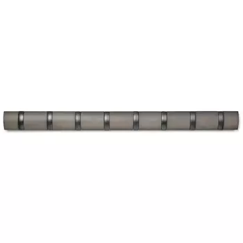 Вешалка настенная горизонтальная Umbra Flip 8 крючков серый