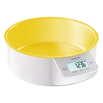 Весы кухонные Sencor желтые