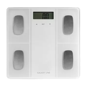 Весы напольные многофункциональные Galaxy Line белый
