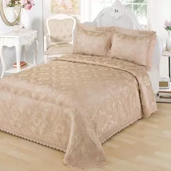 Комплект из покрывала и двух наволочек 240 х 260 см Sofi de Marko Вивиан розовый