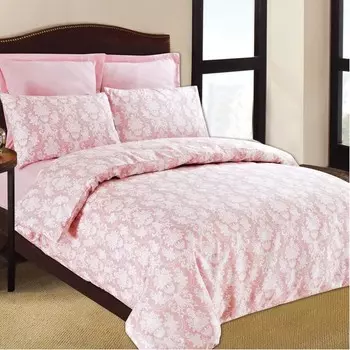 Комплект постельного белья полутораспальный Sofi de Marko Волна Доминика №5 розовый