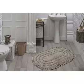 YANA (беж) Коврик для ванной кружевной 50х70