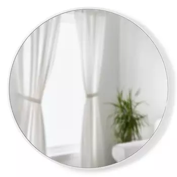 Зеркало настенное 91 см Umbra Hub белый