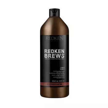 Шампунь Redken Brews 3-IN-1, 1000мл