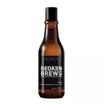 Шампунь Redken Brews 3-IN-1, 300мл