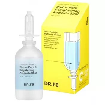 ампула-шот глутокс поросуживающая с центеллой dr.f5 glutox pore and brightening ampoule shot