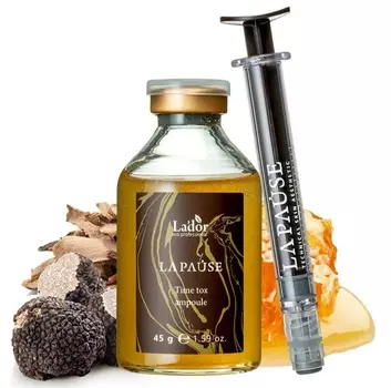 антивозрастная сыворотка с экстрактом черного трюфеля и прополиса la'dor la-pause time tox ampoule