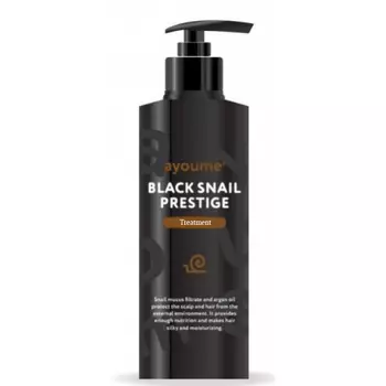 бальзам для волос с муцином улитки ayoume black snail prestige treatment