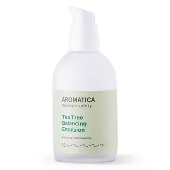 балансирующая эмульсия с экстрактом чайного дерева aromatica tea tree balancing emulsion