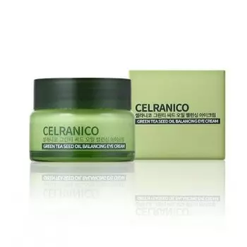 балансирующий крем для зоны вокруг глаз с семенами зеленого чая celranico green tea seed oil balancing eye cream