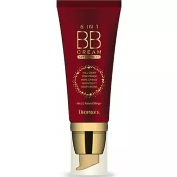 бб крем deoproce 5 in 1 bb cream no.21 natural beige