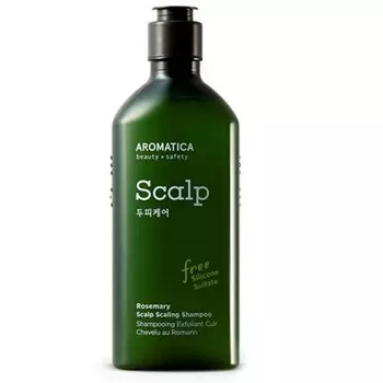 бессульфатный шампунь с розмарином aromatica scalp scaling shampoo