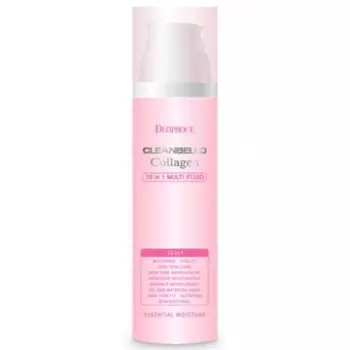 флюид для лица многофункциональный deoproce cleanbello collagen 10 in 1 multi fluid
