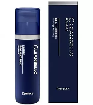флюид мужской антивозрастной deoproce cleanbello homme 10 in 1 multi fluid
