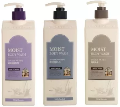 гель для душа milkbaobab moist body wash