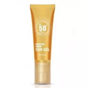 гель солнцезащитный освежающий deoproce hyaluronic cooling sun gel spf50++