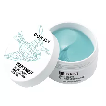 гидрогелевые патчи под глаза с экстрактом ласточкиного гнезда consly hydrogel bird's nest eye patches