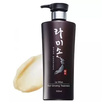 кондиционер с экстрактом красного женьшеня la miso red ginseng treatment