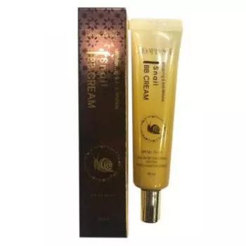 крем бб с экстрактом улитки deoproce whitening and anti-wrinkle snail bb cream spf50+pa+++
