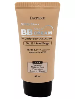 крем бб с коллагеном и гиалуроновой кислотой deoproce magic bb cream spf50+ pa+++