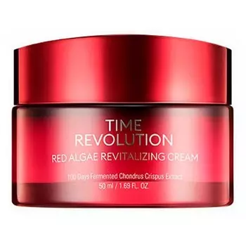 крем c экстрактом красных водорослей missha time revolution red algae revitalizing cream