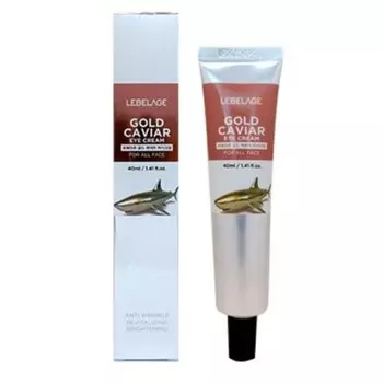 крем для глаз с экстрактом икры lebelage eye cream gold caviar