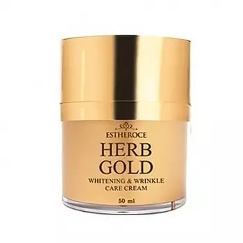 крем для лица омолаживающий deoproce estheroce herb gold whitening &amp; wrinkle care cream