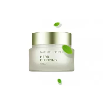 крем для лица с травяными экстрактами nature republic herb blending cream