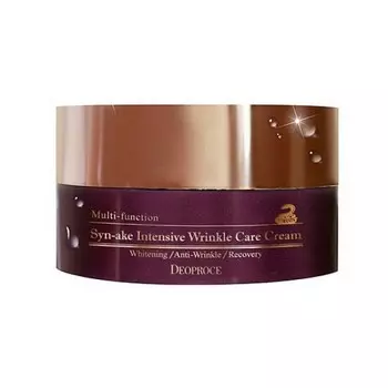 крем для лица со змеиным ядом deoproce syn-ake intensive wrinkle care cream