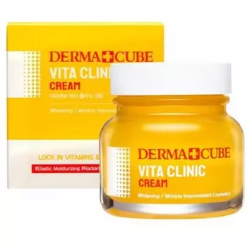 крем для молодости и сияния кожи farmstay derma cube vita clinic cream