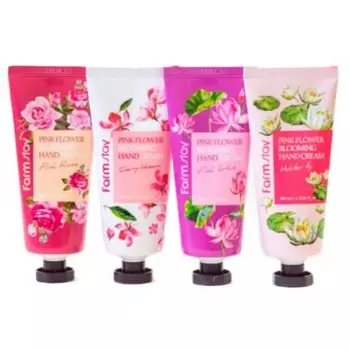 крем для рук farmstay pink flower blooming hand cream