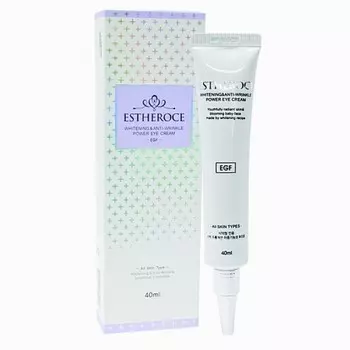крем для век омолаживающий с egf deoproce estheroce whitening &amp; anti-wrinkle eye cream