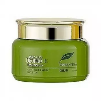 крем на основе зеленого чая deoproce premium greentea total solution cream