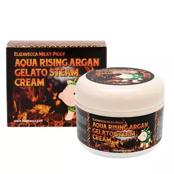 крем паровой увлажняющий elizavecca aqua rising argan gelato steam cream