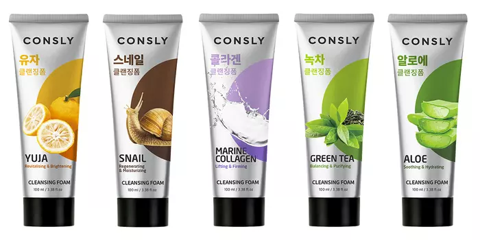 кремовая пенка для умывания consly creamy cleansing foam