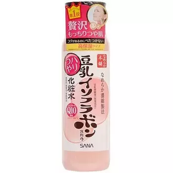 лосьон с изофлавонами сои и коэнзимом q10 sana soy milk haritsuya lotion