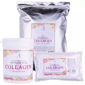 маска альгинатная с коллагеном укрепляющая anskin collagen modeling mask