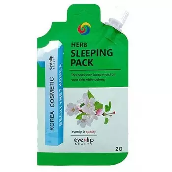 маска для лица ночная eyenlip herb sleeping pack