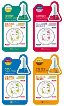 маска для лица тканевая mijin skin planet sos mask