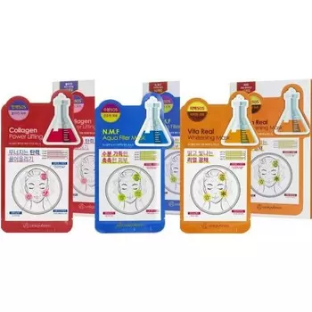 маска для лица тканевая mijin uniquleen mask