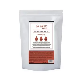 маска моделирующая (альгинатная) с желтой глиной la miso yellow clay modeling mask