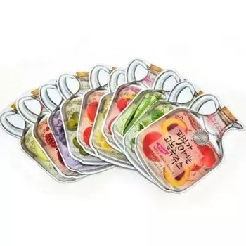 маска тканевая фруктовая baviphat juicy mask sheet