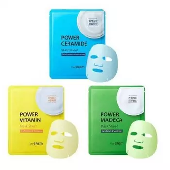 маска тканевая the saem power mask sheet