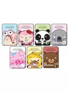 маски тканевые milatte fashiony mask sheet