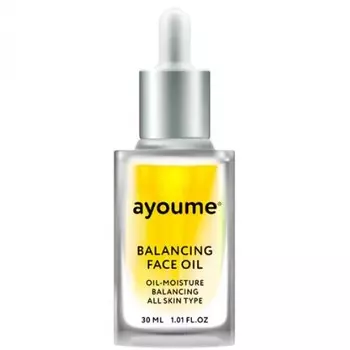 масло для лица восстанаваливающее ayoume balancing face oil with sunflower