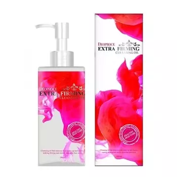 масло очищающее для лица миндальное deoproce cleansing oil extra firming