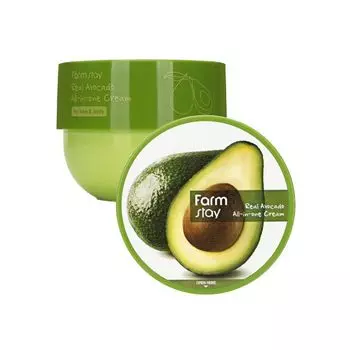 многофункциональный крем с экстрактом авокадо farmstay real avocado all-in-one cream