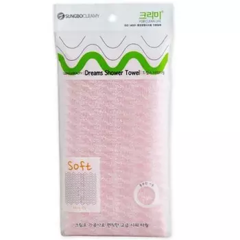 мочалка для душа sungbo cleamy dreams shower towel