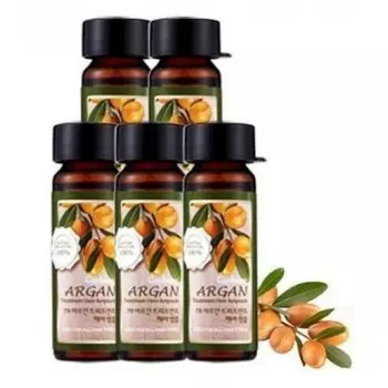 набор ампул для волос с аргановым маслом welcos confume argan treatment hair ampoule